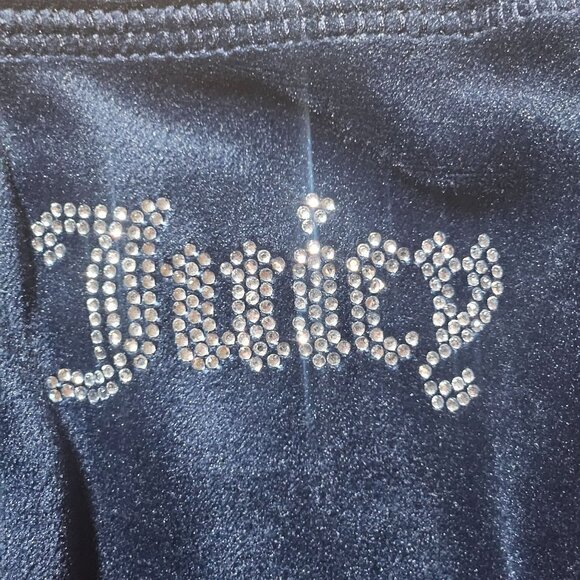 Juicy Couture Women’s Velour Pants Navy XXL Athleisure Quiet Luxury Athflow - Picture 9 of 12